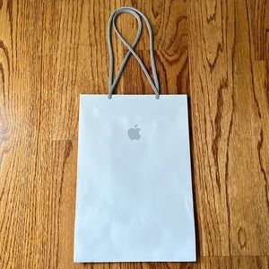 Small White Apple Shopping Bag